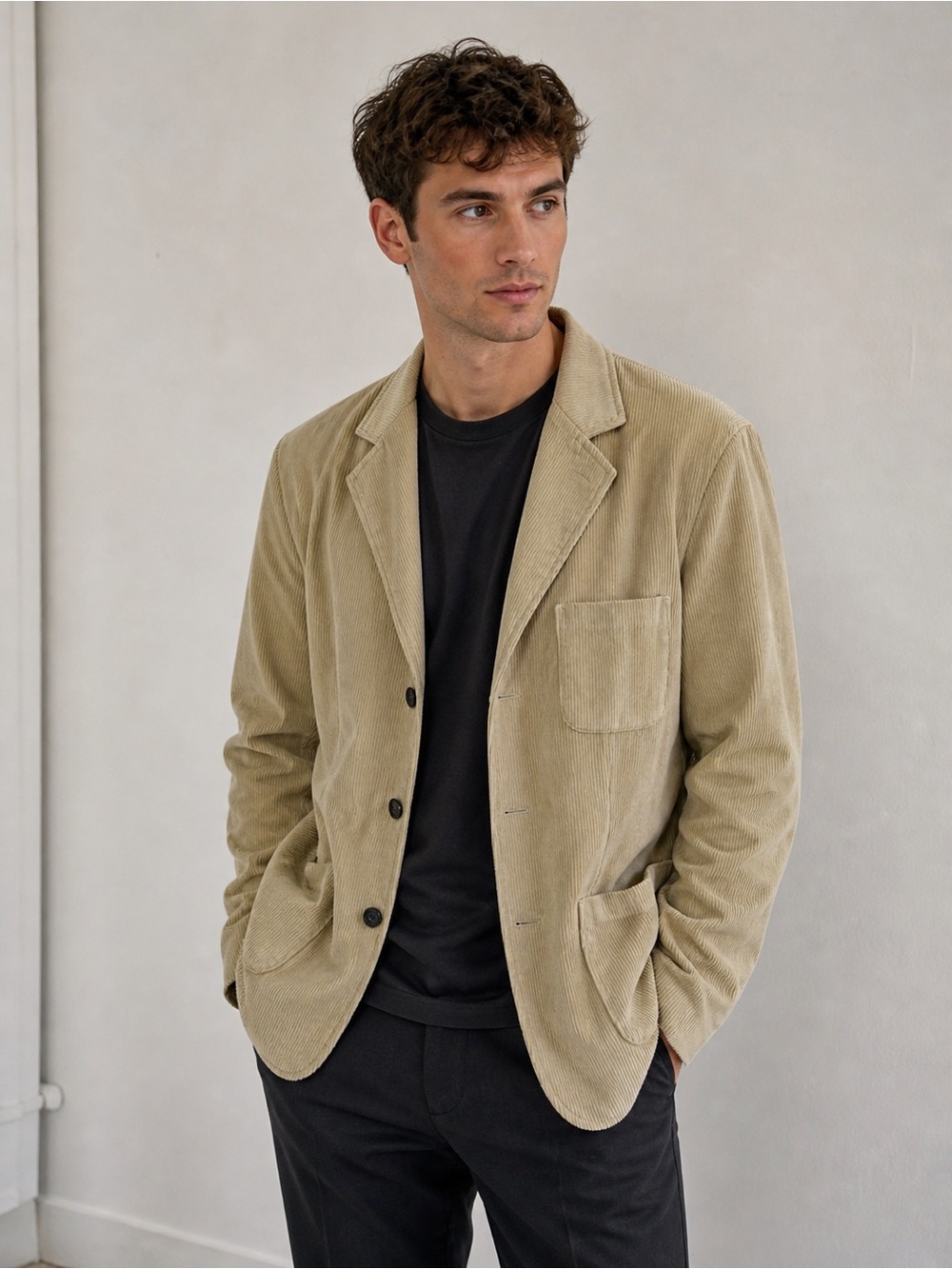 ✨ Chaps Men’s Corduroy Sport Coat Medium Classic Fall Winter Staple ✨